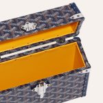 Goyard Cassette Trunk Bag Navy Blue - Image 5
